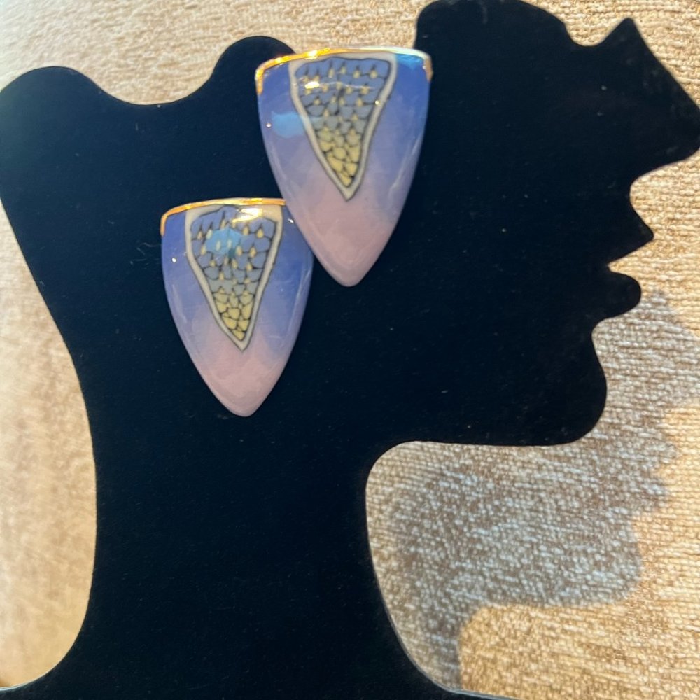 Ceramic Post Earring - image 1